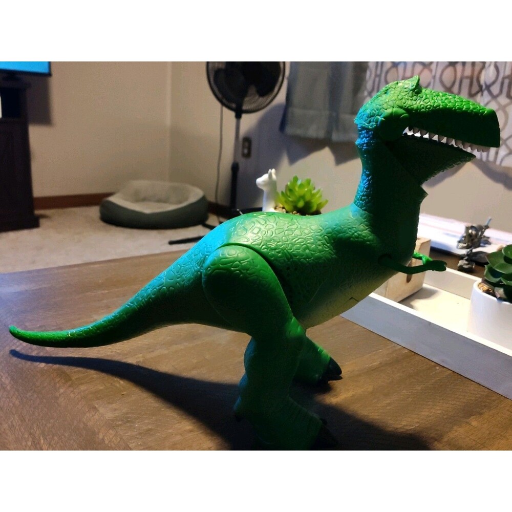 Toy Story - 13" Talking Rex Figure - Disney Store - Tested / Works - Pixar